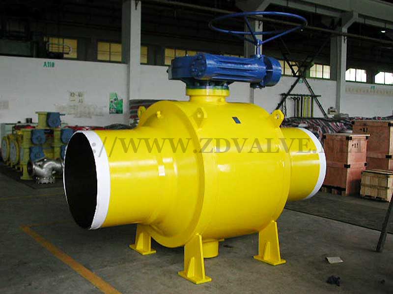 HW-BB Forging fully welded Trunnion Mounted Ball valve