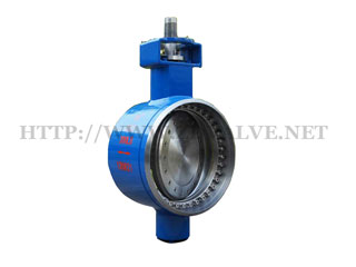 Triple eccentric metal seated butterfly valve