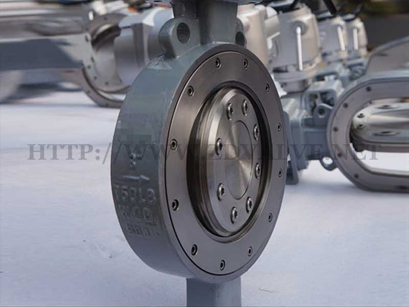 Triple eccentric metal seated butterfly valve